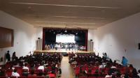 O auditorio de Valladares estaba ata a bandeira